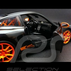 Porsche 911 type 997 GT3 RS black / orange 1/18 Welly 18015