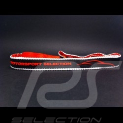 Porte-clés ruban rouge / gris Porsche Design WAP0502100E