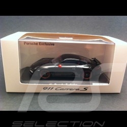 Porsche 991 Carrera S Porsche Exclusive black 1/43 Spark WAX20130024