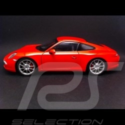Porsche 991 Carrera S red 1/18 Welly 18047W