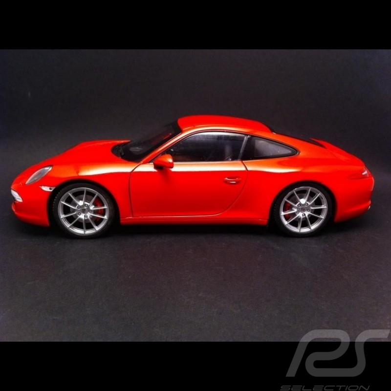 Porsche 991 Carrera S argent 1/18 Welly 18047W