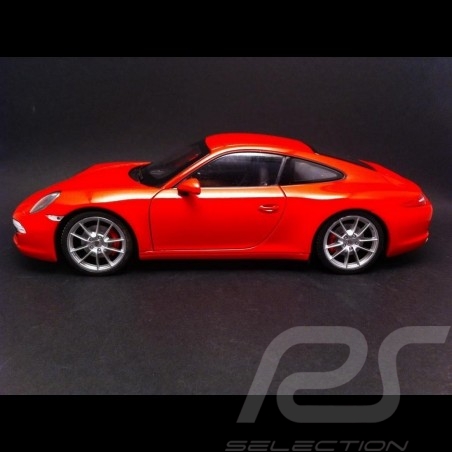 Porsche 991 Carrera S rouge 1/18 Welly 18047W