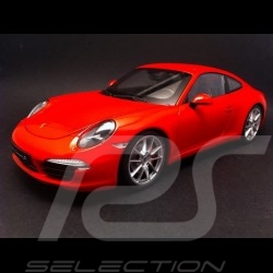 Porsche 991 Carrera S argent 1/18 Welly 18047W