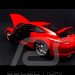 Porsche 991 Carrera S argent 1/18 Welly 18047W