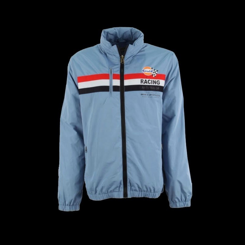 Herren jacke Gulf Racing hellblau