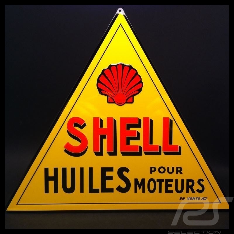 Enamelled plaque Shell "Engine Oil"