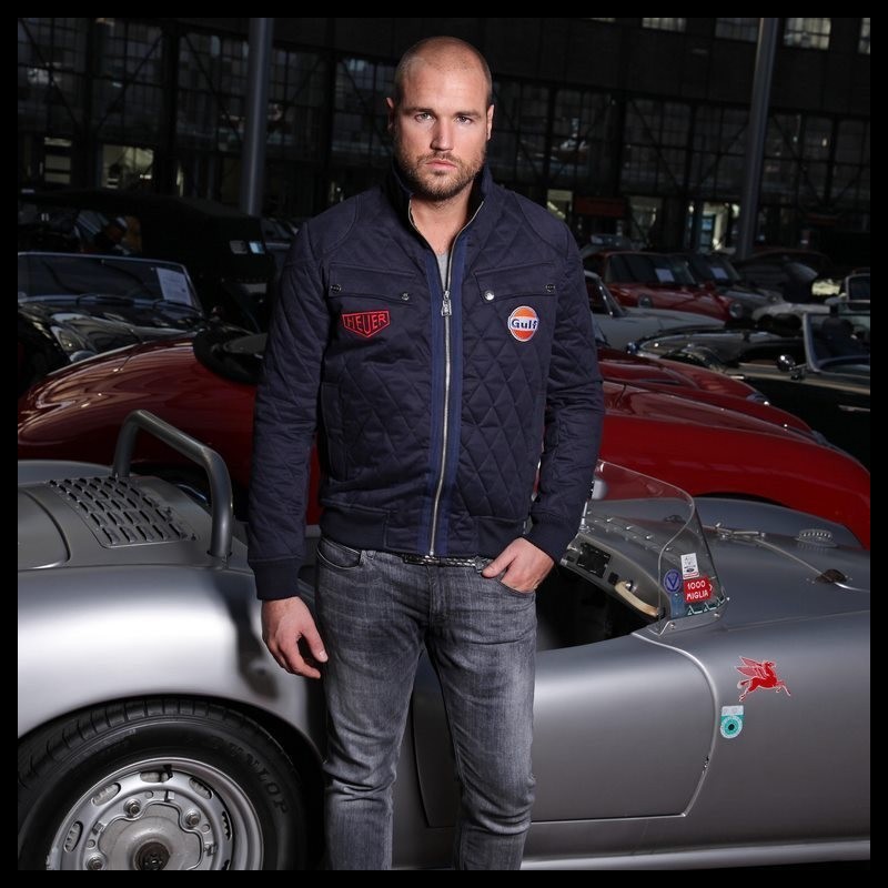 Gulf blouson matelass?� bleu marine - homme