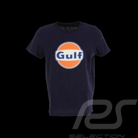 Herren T-shirt logo Gulf marineblau