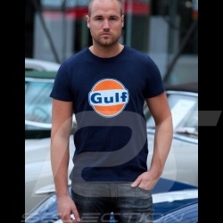 Men's T-shirt logo Gulf navy blue