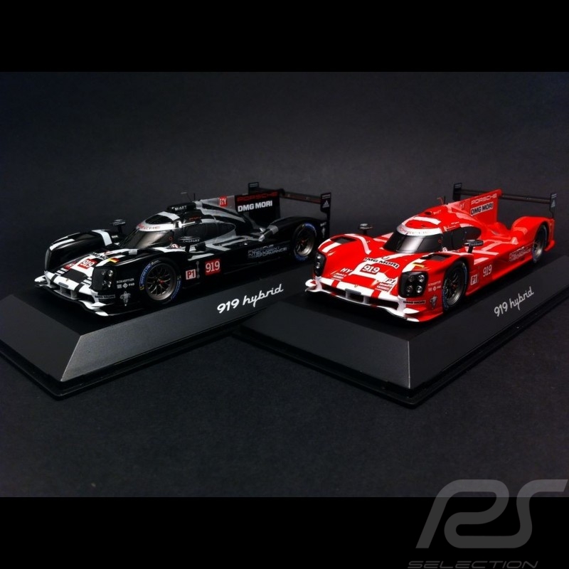 Duo Porsche 919 Hybrid Le Mans 2015 n° 919 rot / schwarz 1/43 Spark WAP0205000F WAP0205020F Duo Porsche 919 Hybrid Le Mans 2015 n° 919 rot / schwarz 1/43 Spark WAP0205000F WAP0205020F