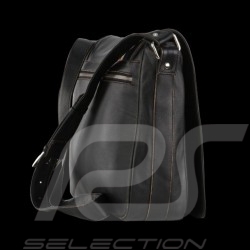 Messenger bag Gulf black leather