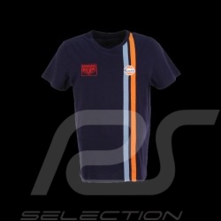 Herren T-shirt Gulf Racing marineblau