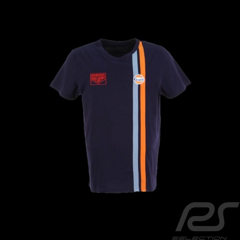 Tee-shirt homme Gulf Racing bleu marine