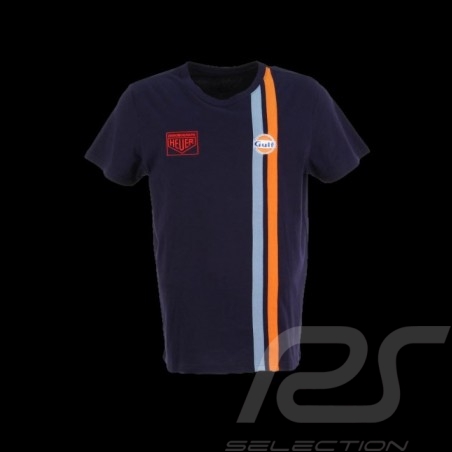 Tee-shirt homme Gulf Racing bleu marine