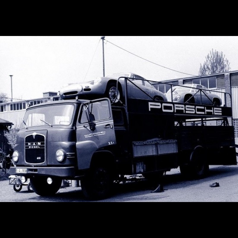 MAN 635 Porsche Racing Truck 1/43 Schuco 450894400