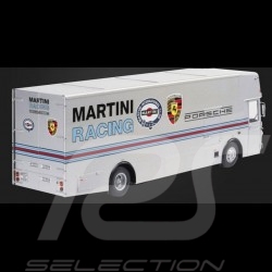 Mercedes Benz O 317 camion race truck Renntransporter Porsche Martini Racing 1/18 Schuco 450032100