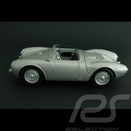 Porsche 550 A Spyder 1953 argent 1/18 Maisto 14332