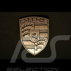 Pin écusson Porsche métal gris