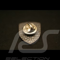 Pin écusson Porsche métal gris