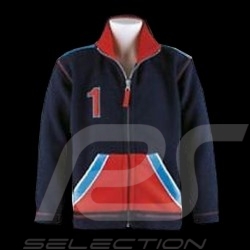 Veste polaire enfant Porsche gris et jaune 116 