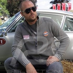 Men’s cardigan Gulf Heuer grey cortina Men’s cardigan Gulf Heuer grey cortina