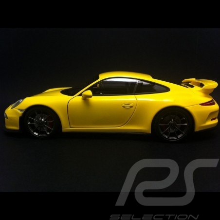 Porsche 991 GT3 2013 jaune 1/18 Minichamps 110062722