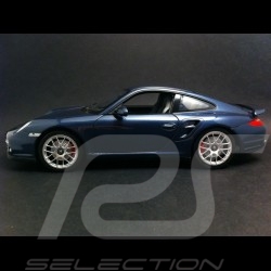 Porsche 997 Turbo bleu 1/18 Norev WAP0210010A