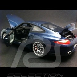 Porsche 997 Turbo bleu 1/18 Norev WAP0210010A