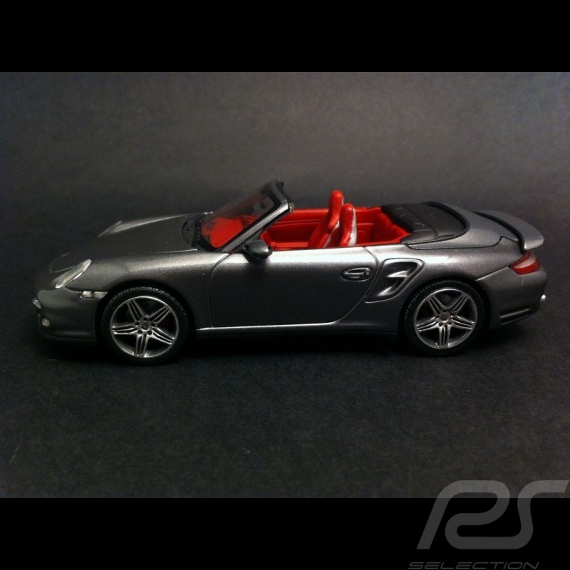 Porsche 997 Turbo Cabriolet 2007 - 2009 grey 1/43 Minichamps WAP02000218 Porsche 997 Turbo Cabriolet 2007 - 2009 grey 1/43 Minichamps WAP02000218