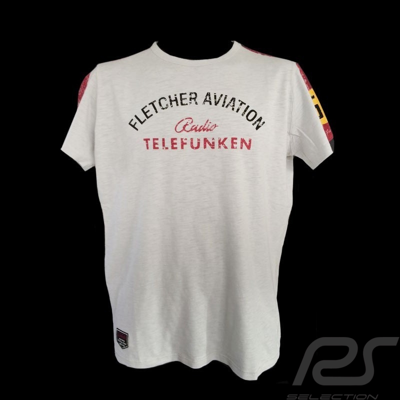 Herren T-shirt Fletcher Aviation Spyder 550 n° 55 grau