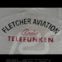  T-shirt Fletcher Aviation Spyder 550 n° 55 gris homme men herren