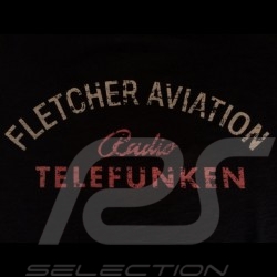 Herren T-shirt Fletcher Aviation Spyder 550 n° 55 schwarz