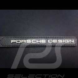 Porte-clés en cuir gris avec logo Porsche Design leather key ring Leder Schlüsselanhänger