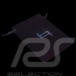 Porte-clés en cuir noir avec logo Porsche Design