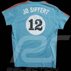 Herren T-shirt Jo Siffert Targa Gulf Blau n° 12