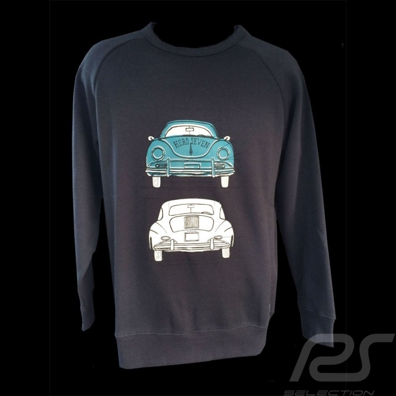 Sweat-Shirt Porsche 356 Langarm marine - Herren Sweat-Shirt Porsche 356 Langarm marine - Herren