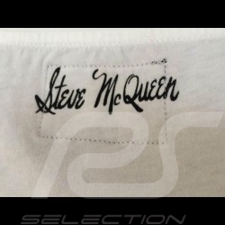 Men’s T-shirt  Steve McQueen " Coffee " white