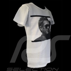 Men’s T-shirt  Steve McQueen profile white