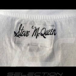 T-Shirt Herren Steve McQueen profil weiß T-Shirt Herren Steve McQueen profil weiß