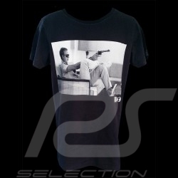 T-Shirt Herren Steve McQueen " Coffee " schwarz T-Shirt Herren Steve McQueen " Coffee " schwarz