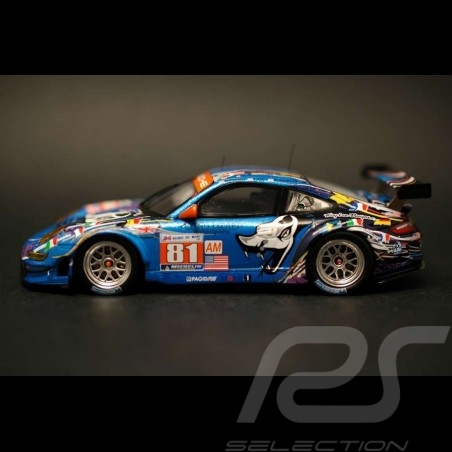 Porsche 997 GT3 RSR Le Mans 2011 Flying Lizard n° 81 1/43 Spark S3423