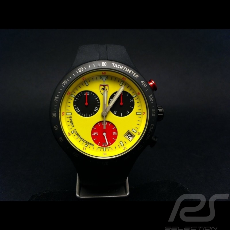 Uhr Ferrari Pit Crew Chrono gelb 270005916 Uhr Ferrari Pit Crew Chrono gelb 270005916