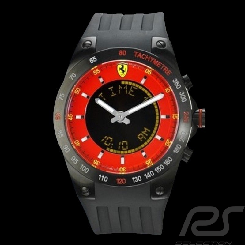 Uhr Ferrari Fan Scuderia Chrono rot 270012975
