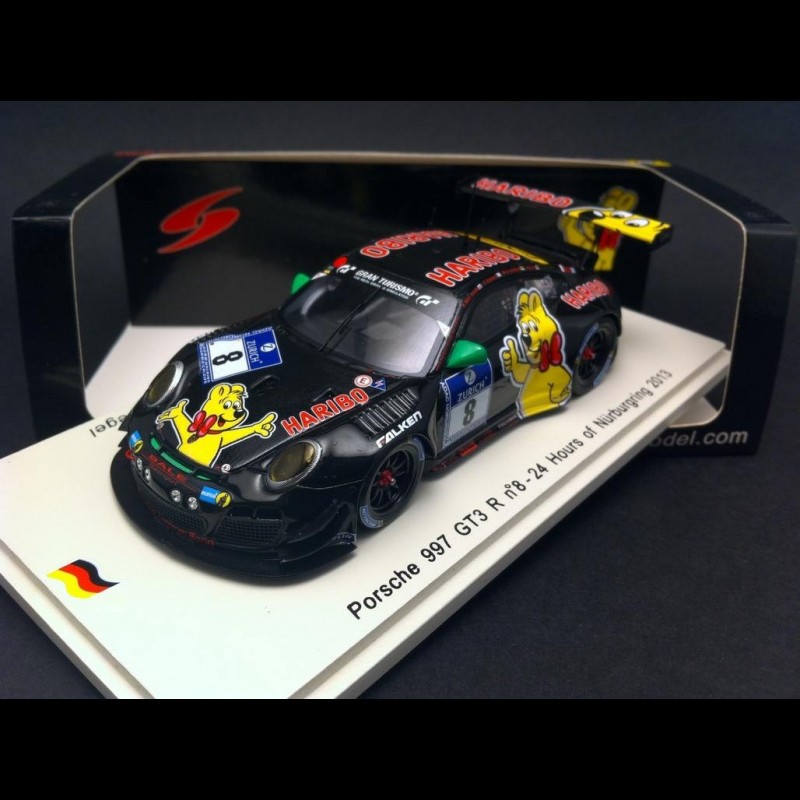 Porsche 997 GT3 R Nürburgring 2013 Haribo n° 8 1/43 Spark SG084