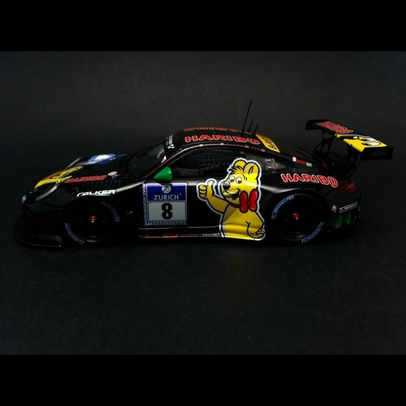 Porsche 997 GT3 R Nürburgring 2013 Haribo n° 8 1/43 Spark SG084 Porsche 997 GT3 R Nürburgring 2013 Haribo n° 8 1/43 Spark SG084