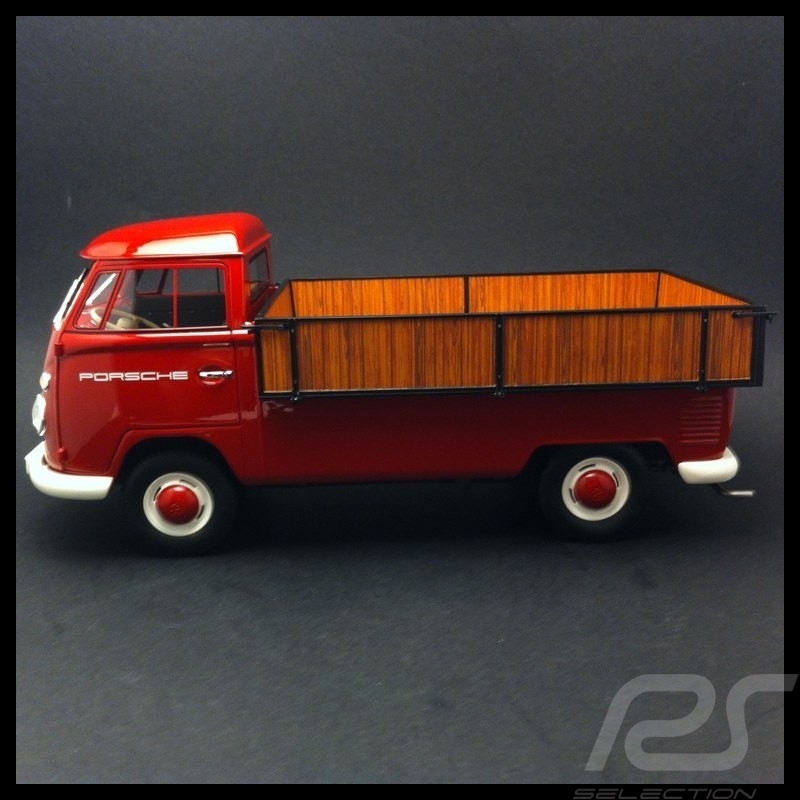 Volkswagen Transporteur T1 plateau bois Porsche 1/18 Premium ClassiXXs 30075