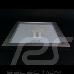 Bague acier avec insertion carbone taille 9 Swatch