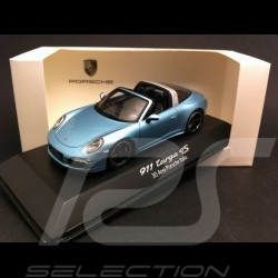 Porsche 991 Targa 4 S " 30 ans Porsche Italie " 2015 bleu 1/43 Spark WAX02020011