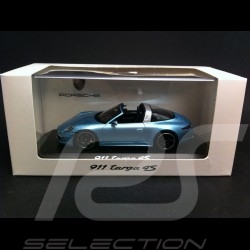 Porsche 991 Targa 4 S " 30 ans Porsche Italie " 2015 bleu 1/43 Spark WAX02020011