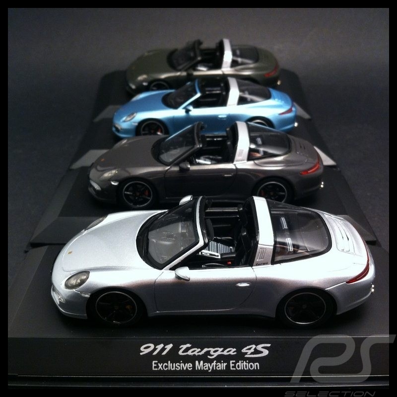 Porsche 991 Targa 4 S " Grossbritannien Mayfair " 2015 grau 1/43 Spark WAX02020007 Porsche 991 Targa 4 S " Grossbritannien Mayfair " 2015 grau 1/43 Spark WAX02020007
